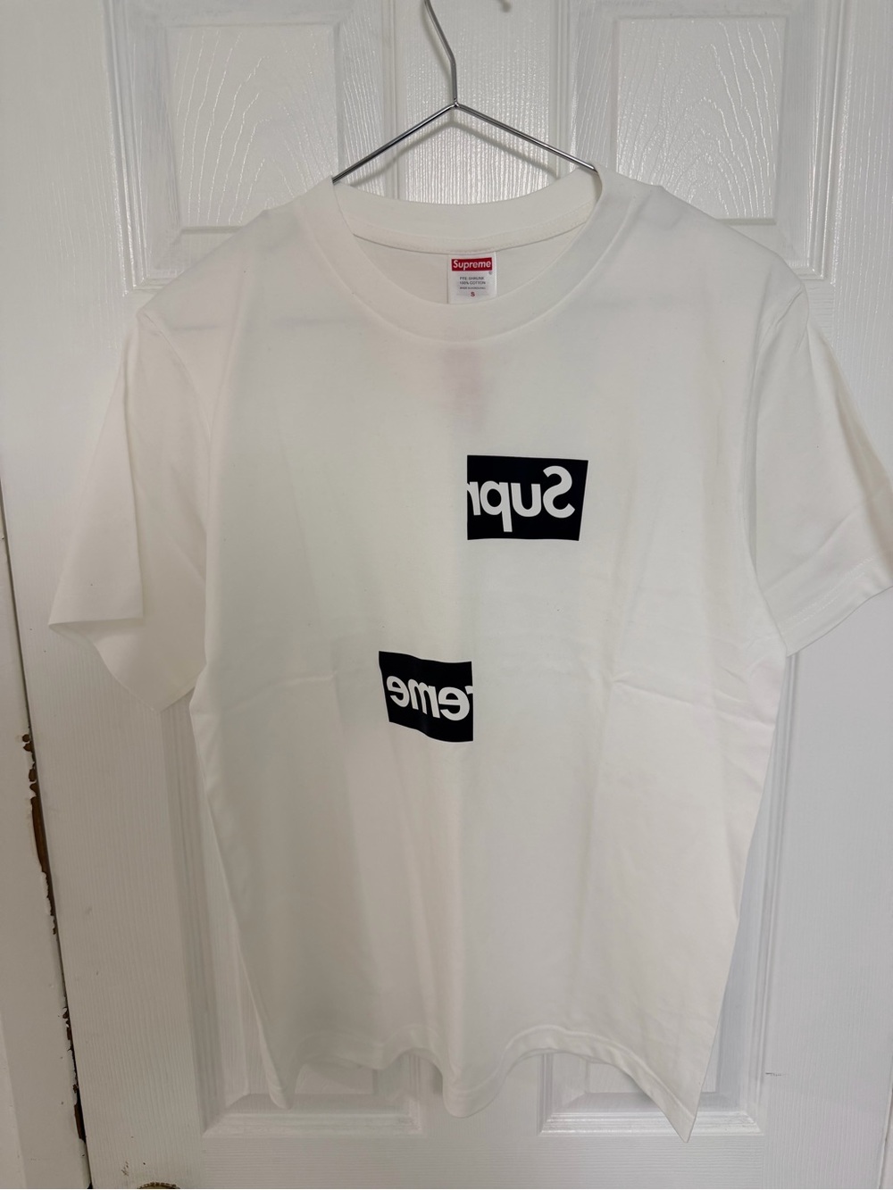Supreme x Comme des Garçons SHIRT Split Box Logo Tee